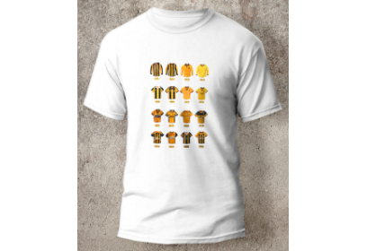 Hull City FC Retro Art Football Shirts T-Shirt
